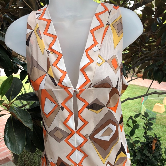 Stunning 60s Abstract Negligee - Picture 3 of 4